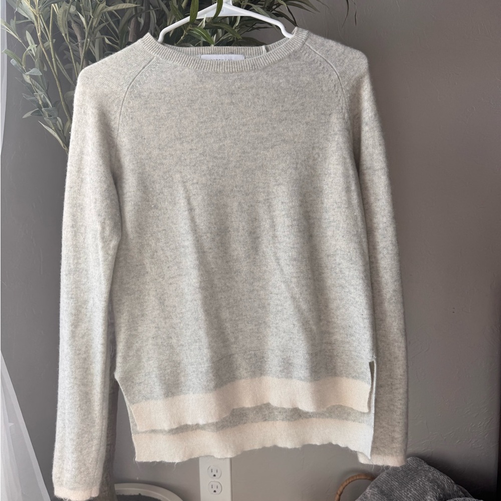 Derek Lam 10 Crosby - Women's Gray Cashmere Sweater - Picture 6 of 12